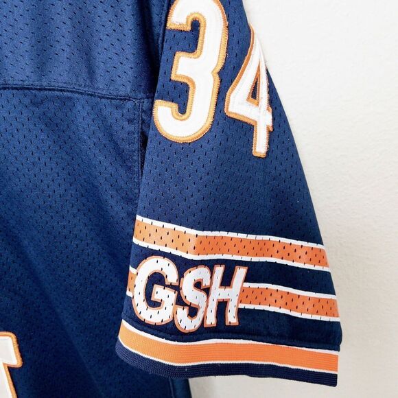 Reebok Authentic Stitched Walter Payton Chicago Bears Jersey Mens Size 50 - Picture 7 of 9